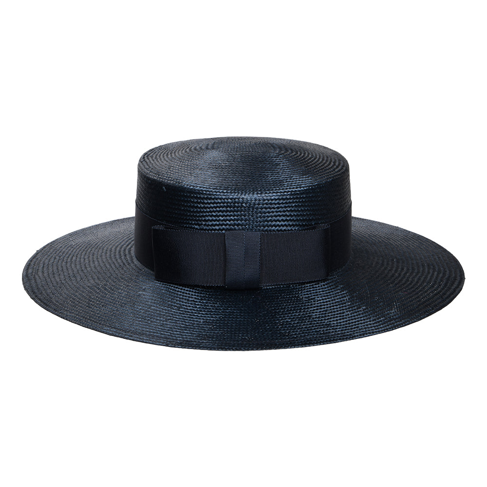 Sombrero Boater Audrey de Whiteley - Azul Marino
