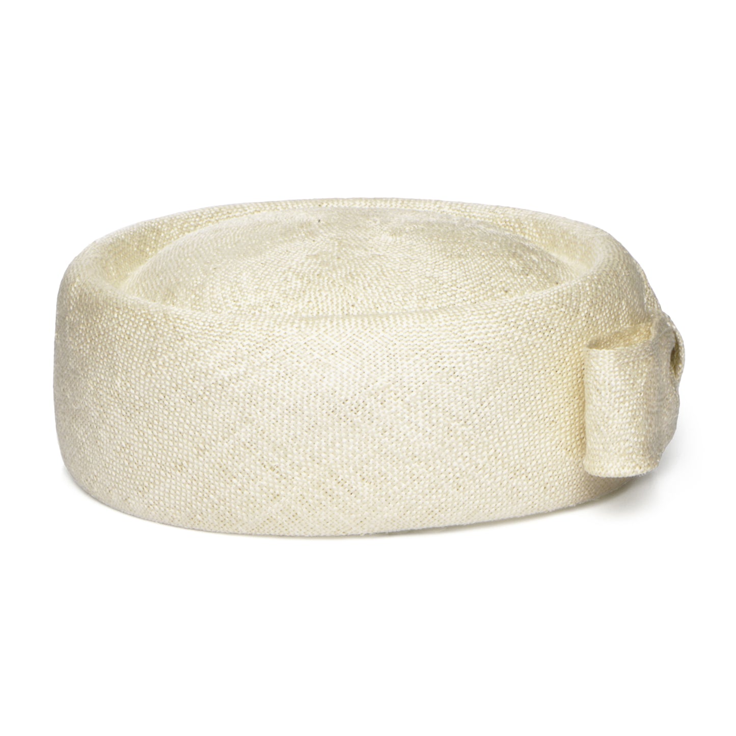 Sombrero Pillbox mujeres Jackie O de paja de Whiteley - Blanco Marfil