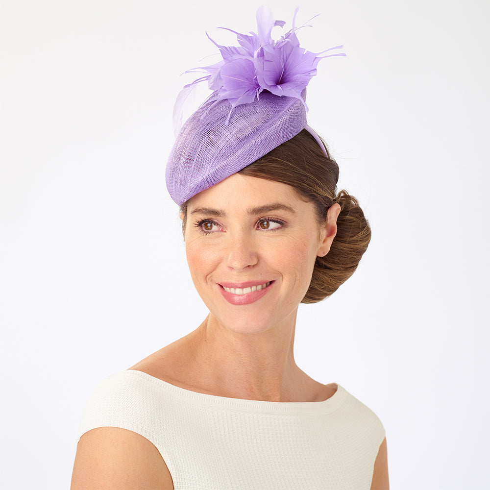 Sombrero Pillbox Elena de Failsworth - Violeta