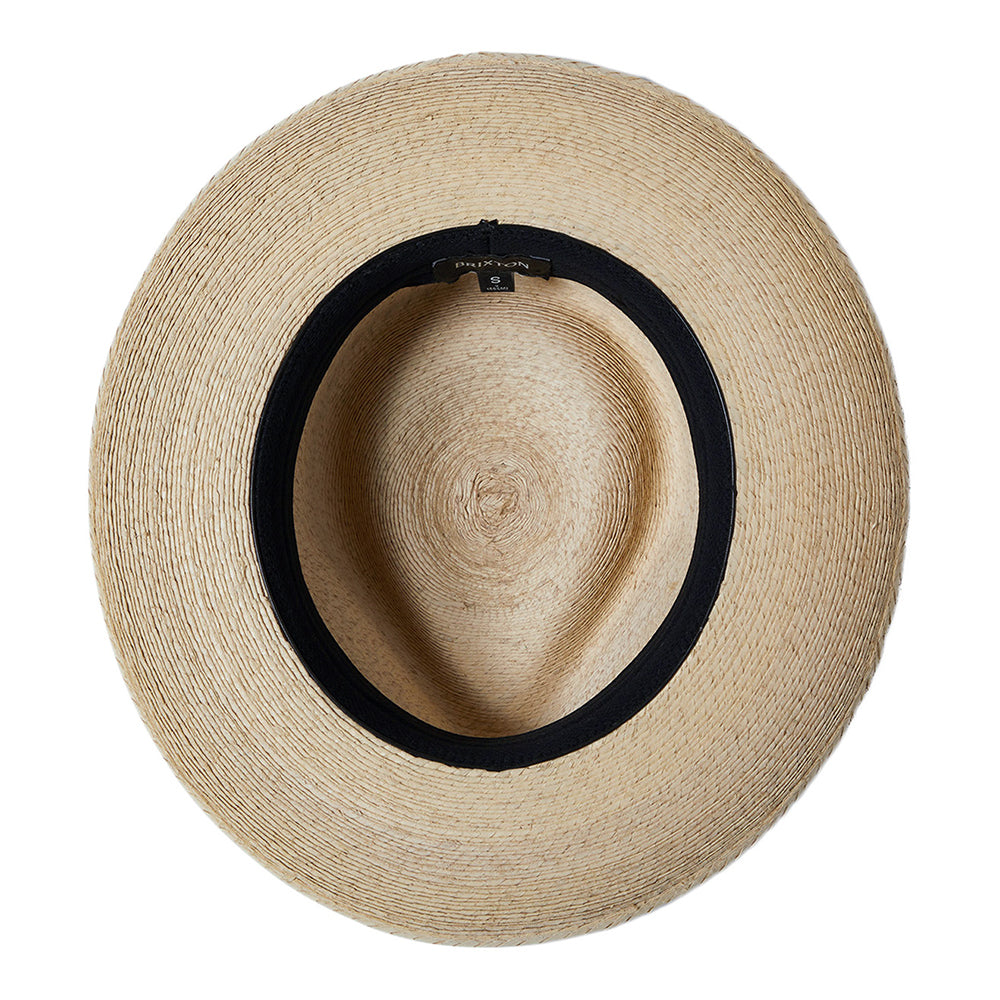 Sombrero Fedora Swindle de paja de Brixton - Natural