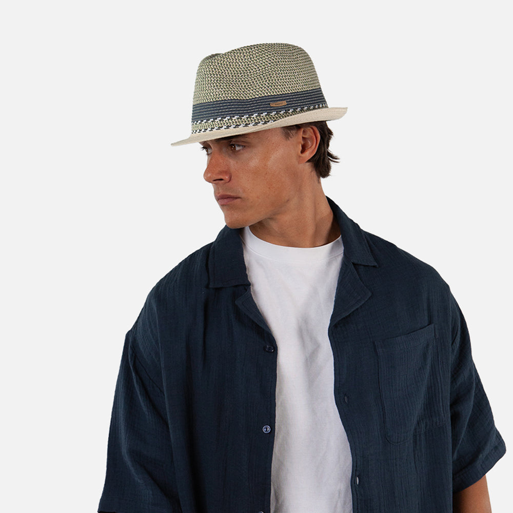 Sombrero Trilby Fluoriet de verano de Barts - Azul-Natural