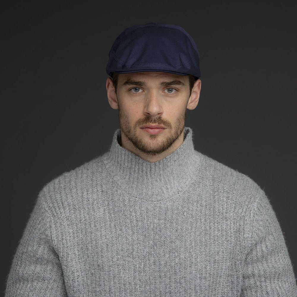 Gorra plana Graham impermeable de Bailey - Azul Marino