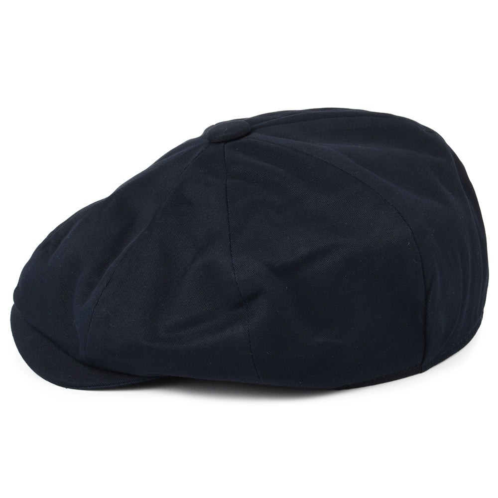 Gorra Newsboy 8 Piece de algodón de Christys - Azul Marino