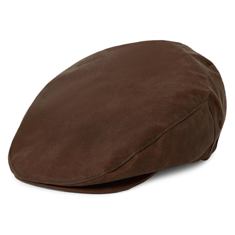 Gorra plana Hooligan Weather Guard de algodón de Brixton - Cobrizo