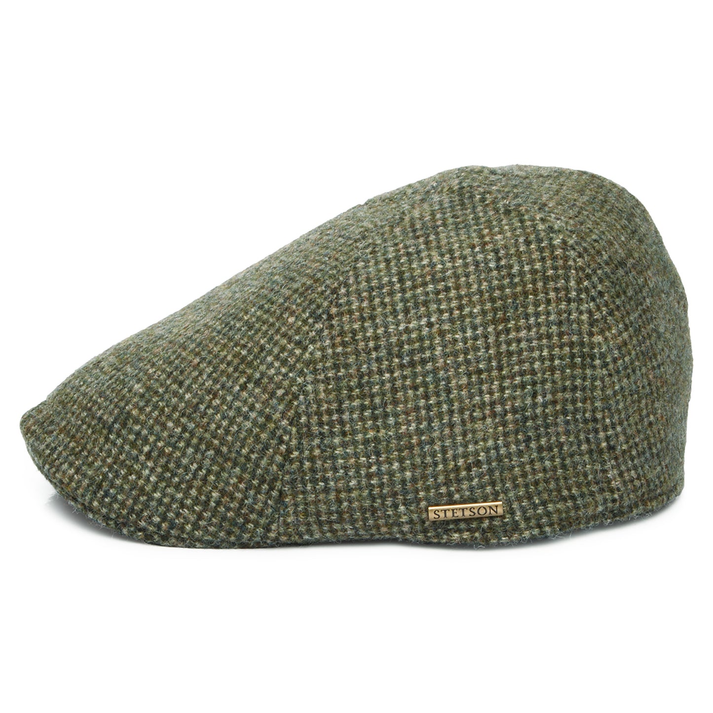 Gorra plana Texas Ornitorrinco de lana de Stetson - Verde Oliva