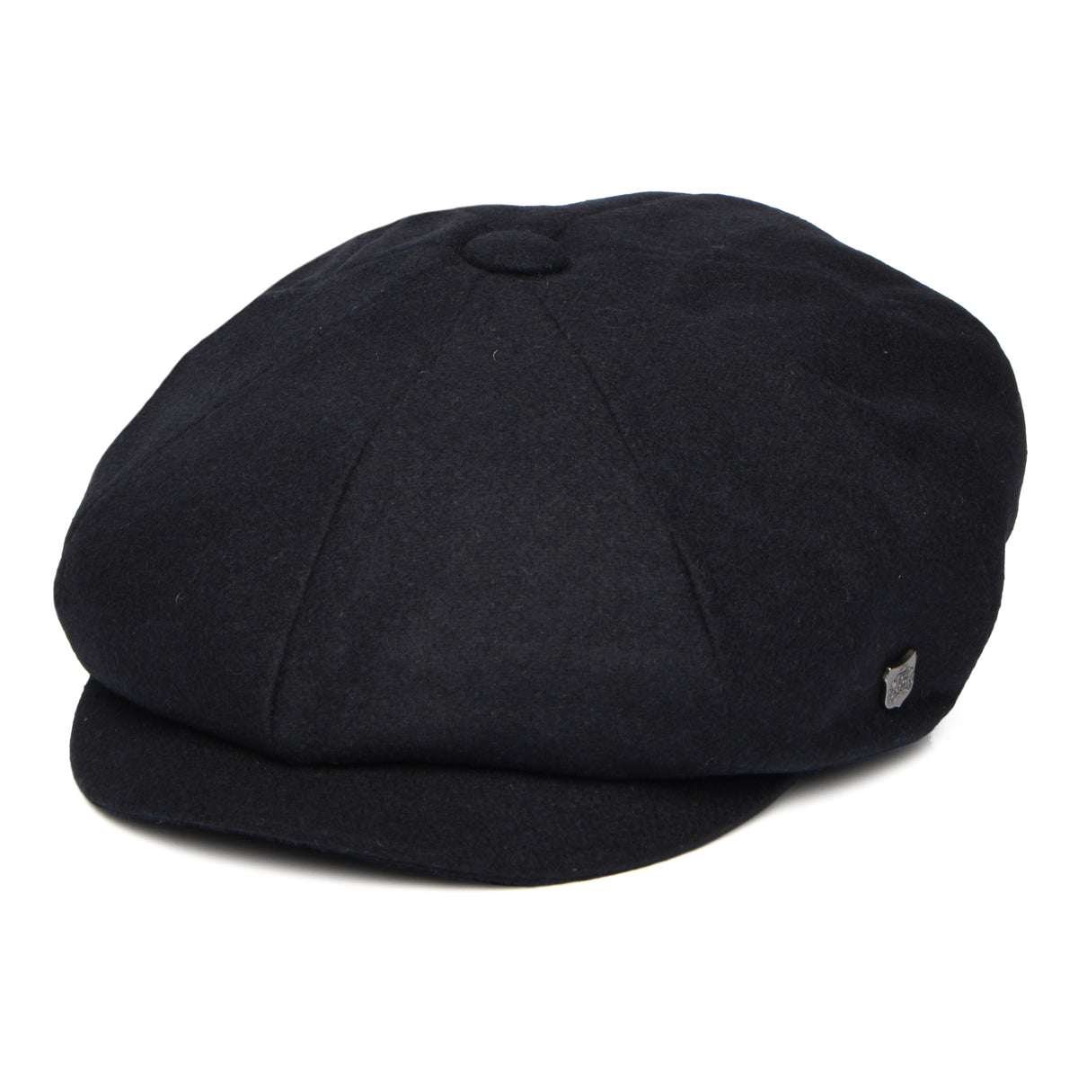 Gorra Newsboy redonda Gino de Melton Italiano de Failsworth - Azul Marino