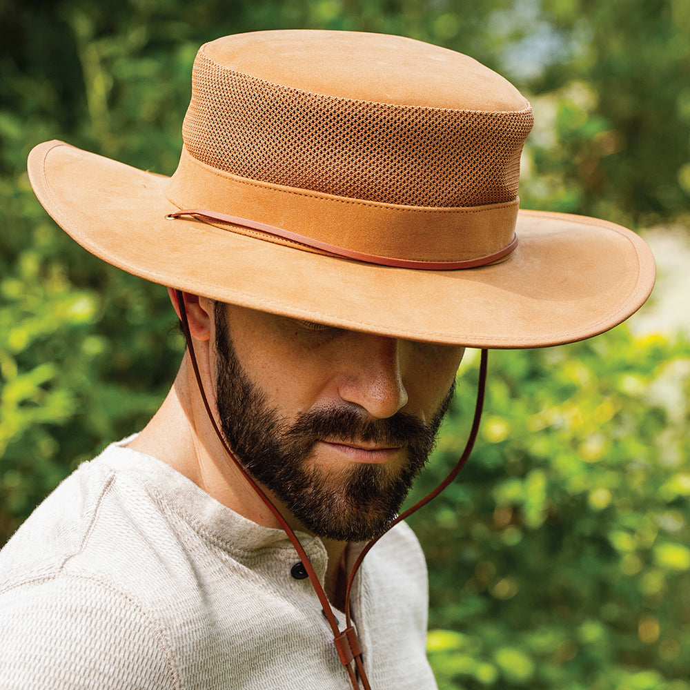 Sombrero Boonie Rowan ventilado de Dorfman Pacific - Beige Arena