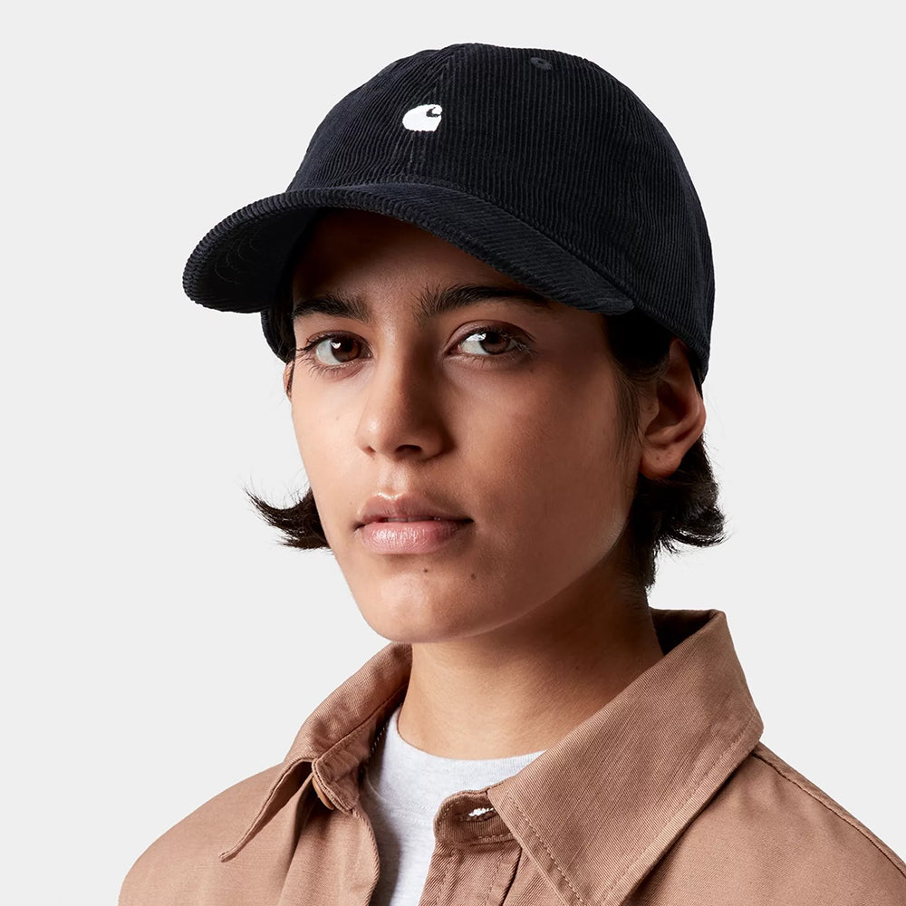 Gorra de béisbol Harlem de pana de Carhartt WIP - Negro
