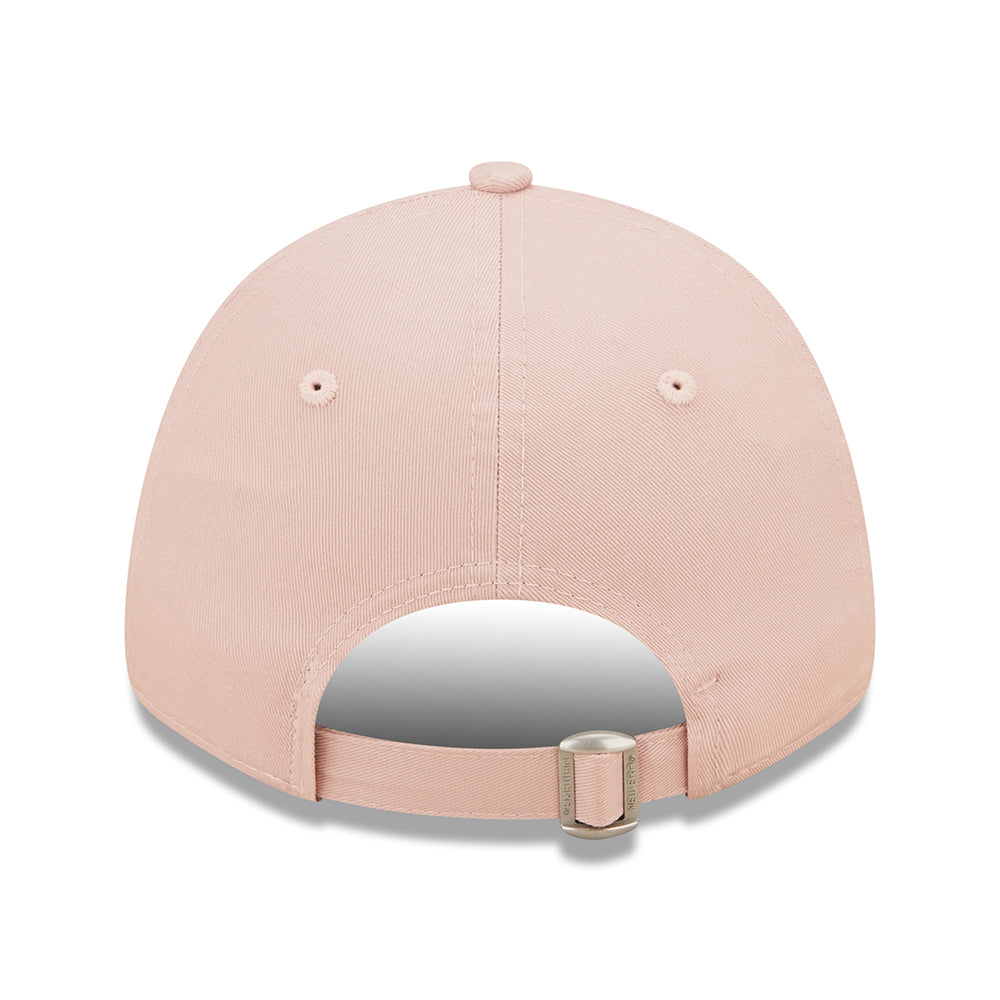 Gorra de béisbol 9FORTY MLB Metallic Logo New York Yankees de New Era - Rosa Claro-Plateado