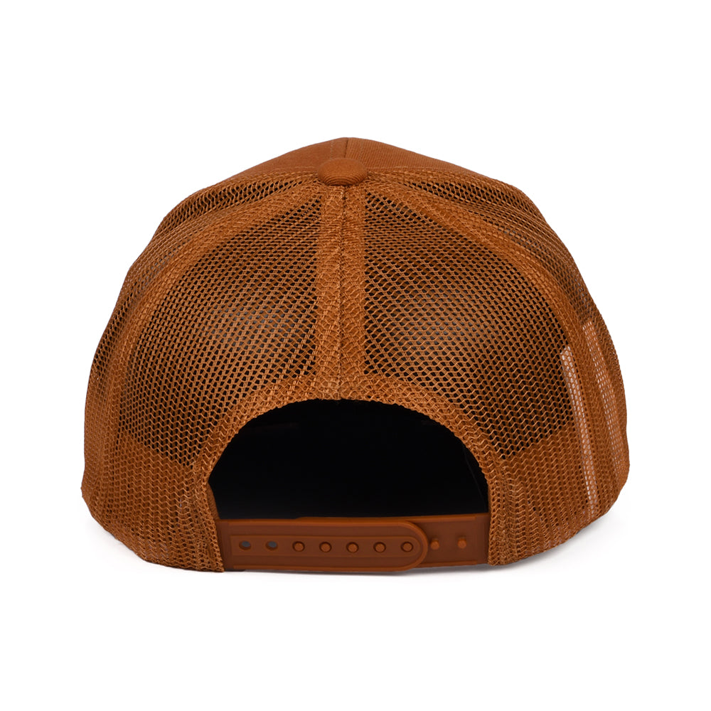 Gorra Trucker Rival Stamp NetPlus MP de Brixton - Ocre