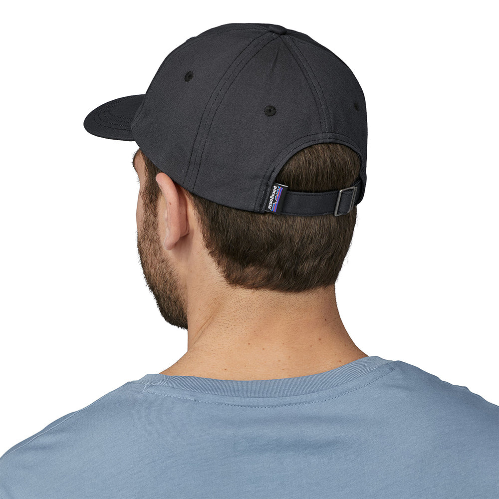 Gorra de béisbol Fitz Roy Icon Trad de algodón orgánico de Patagonia - Tinta Negro