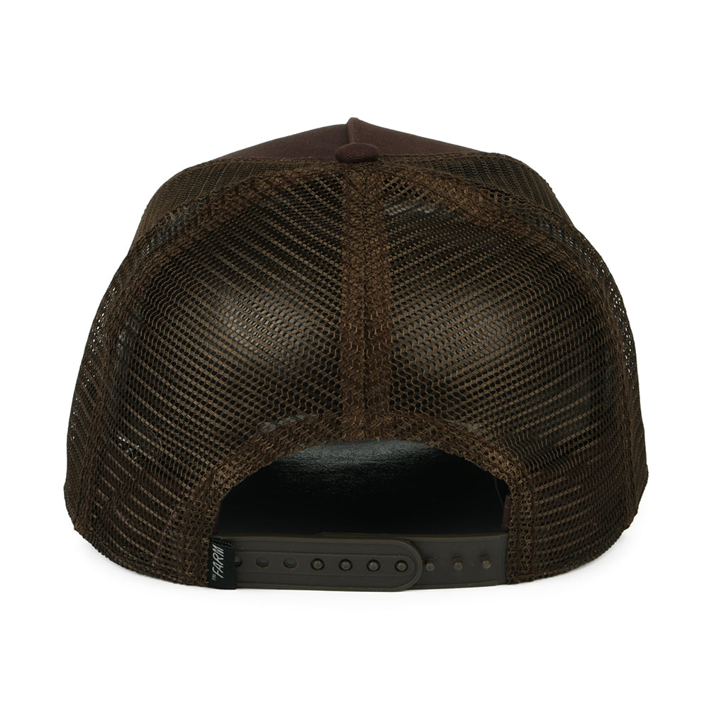 Gorra Trucker Goat de Goorin - Marrón
