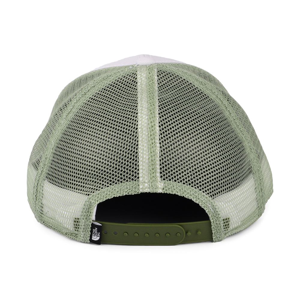 Gorra Trucker Mudder ajuste profundo Reciclado de The North Face - Blanco-Verde Oliva-Salvia