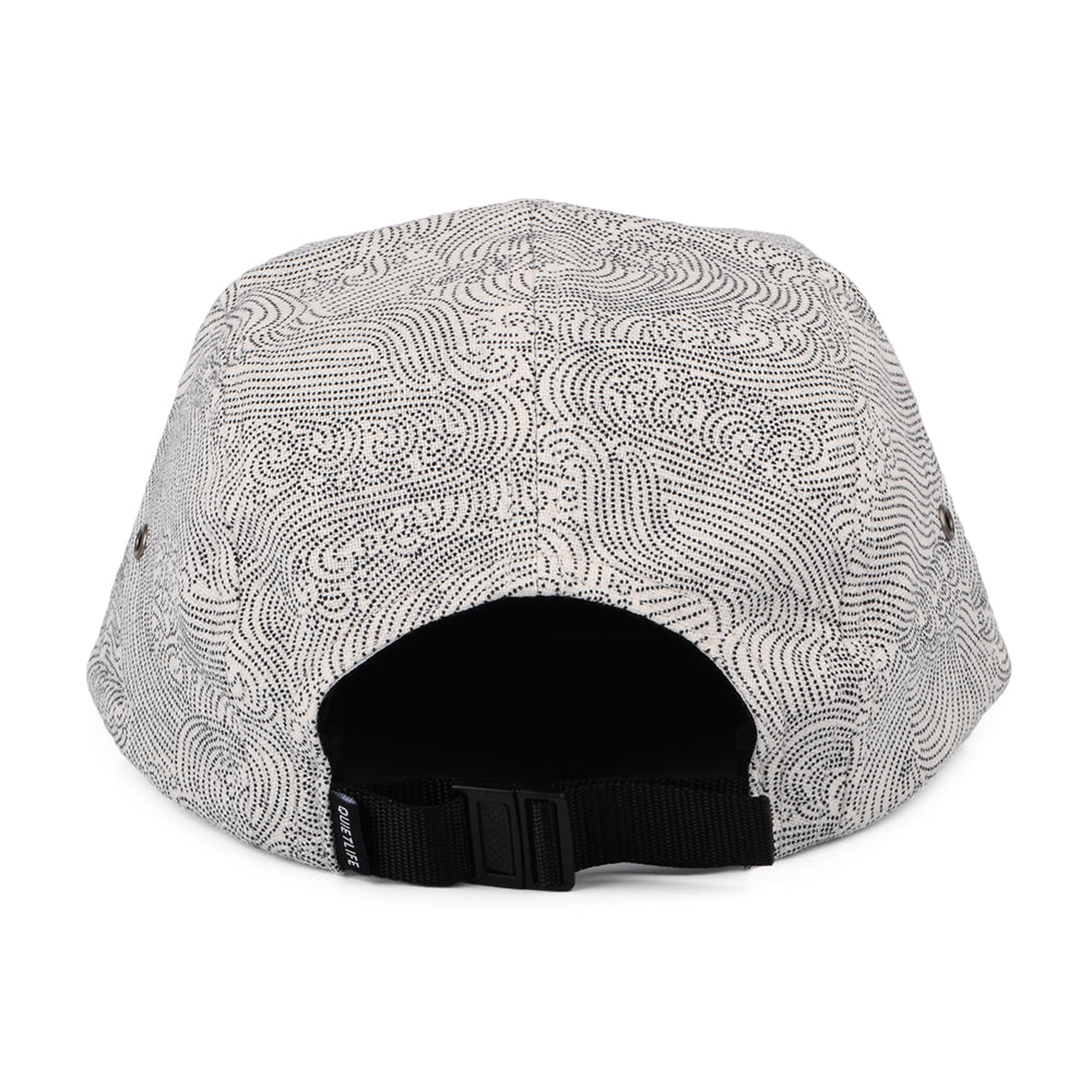 Gorra 5 paneles Waves de algodón de The Quiet Life - Blanco-Negro