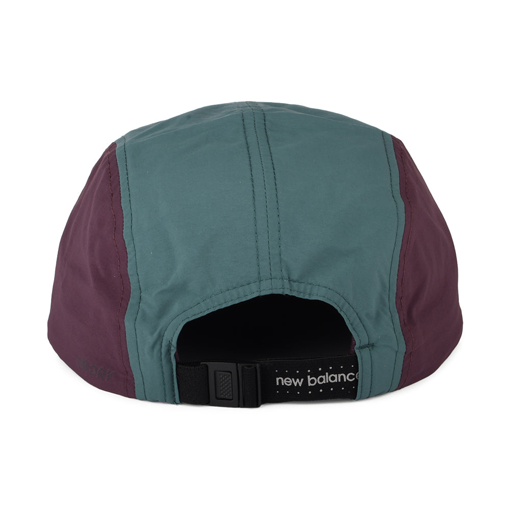Gorra 5 paneles Everyday reciclado de New Balance - Mostaza-Abeto-Ciruela
