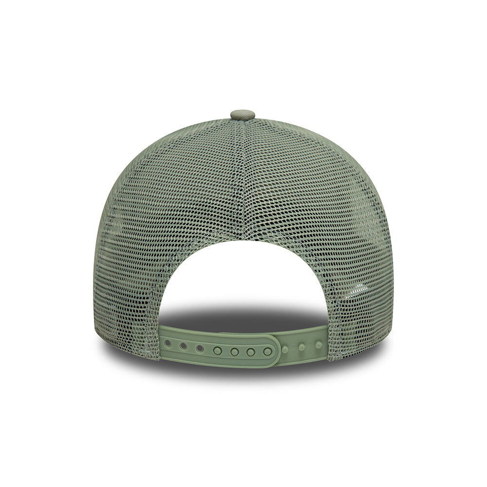 Gorra Trucker A-Frame MLB League Essential L.A. Dodgers de New Era - Salvia-Blanco