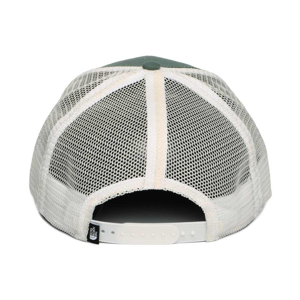 Gorra Trucker Mudder ajuste profundo Reciclado de The North Face - Salvia-Bosque-Blanco