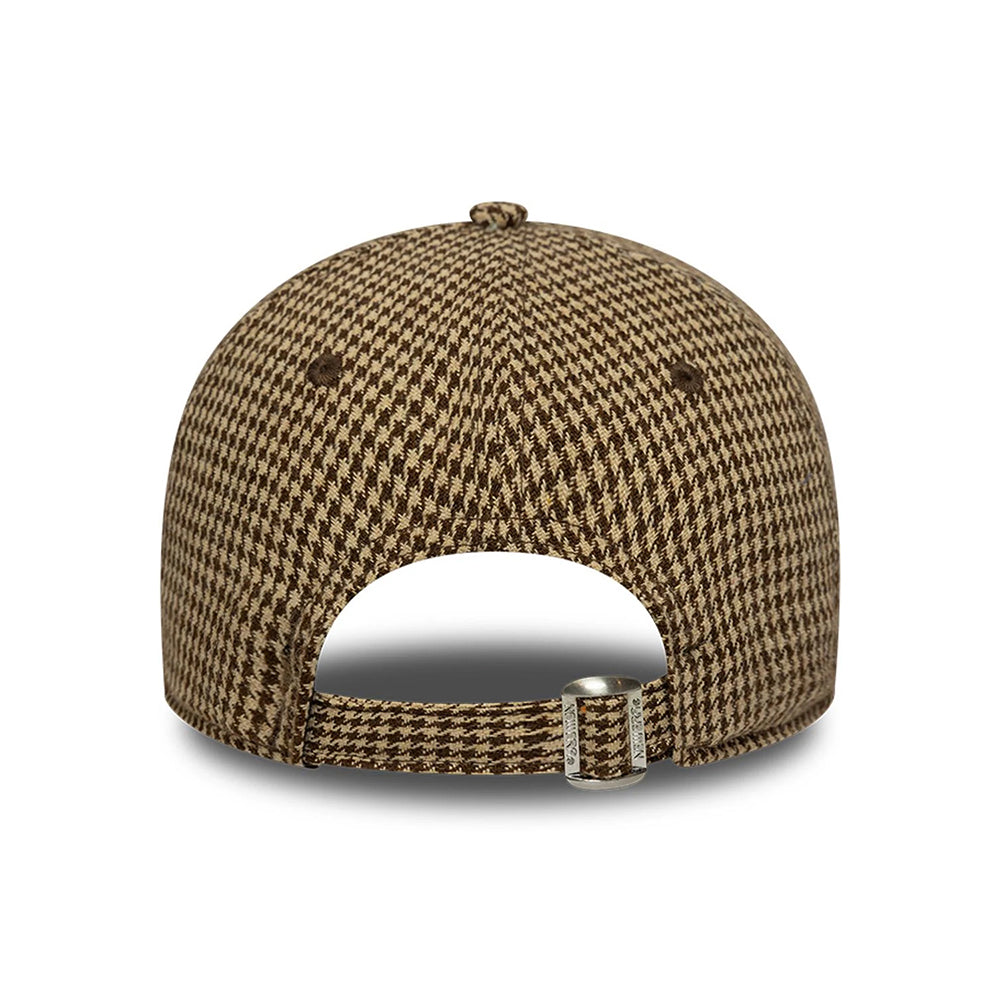 Gorra de béisbol 9TWENTY MLB Hountstooth L.A. Dodgers de New Era - Beige-Marrón