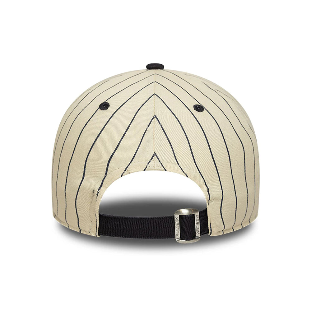 Gorra de béisbol 9TWENTY MLB Pinstripe New York Yankees de New Era - Crema-Azul Marino