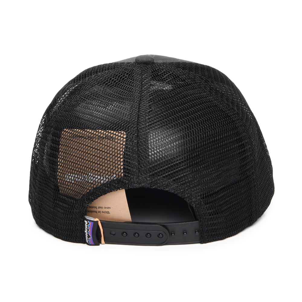Gorra de camionero Flying Fish LoPro de Patagonia - Gris-Negro