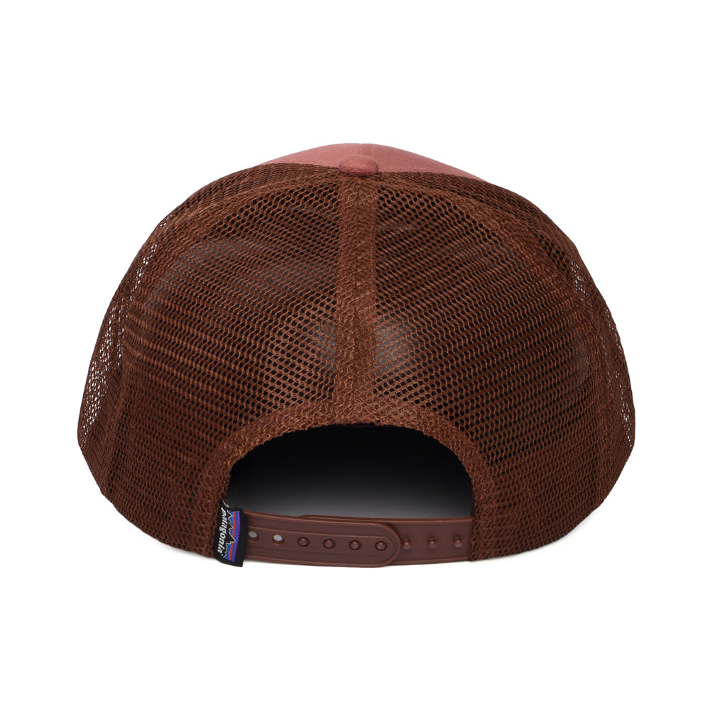 Gorra Trucker P-6 Logo de algodón orgánico de Patagonia - Arcilla