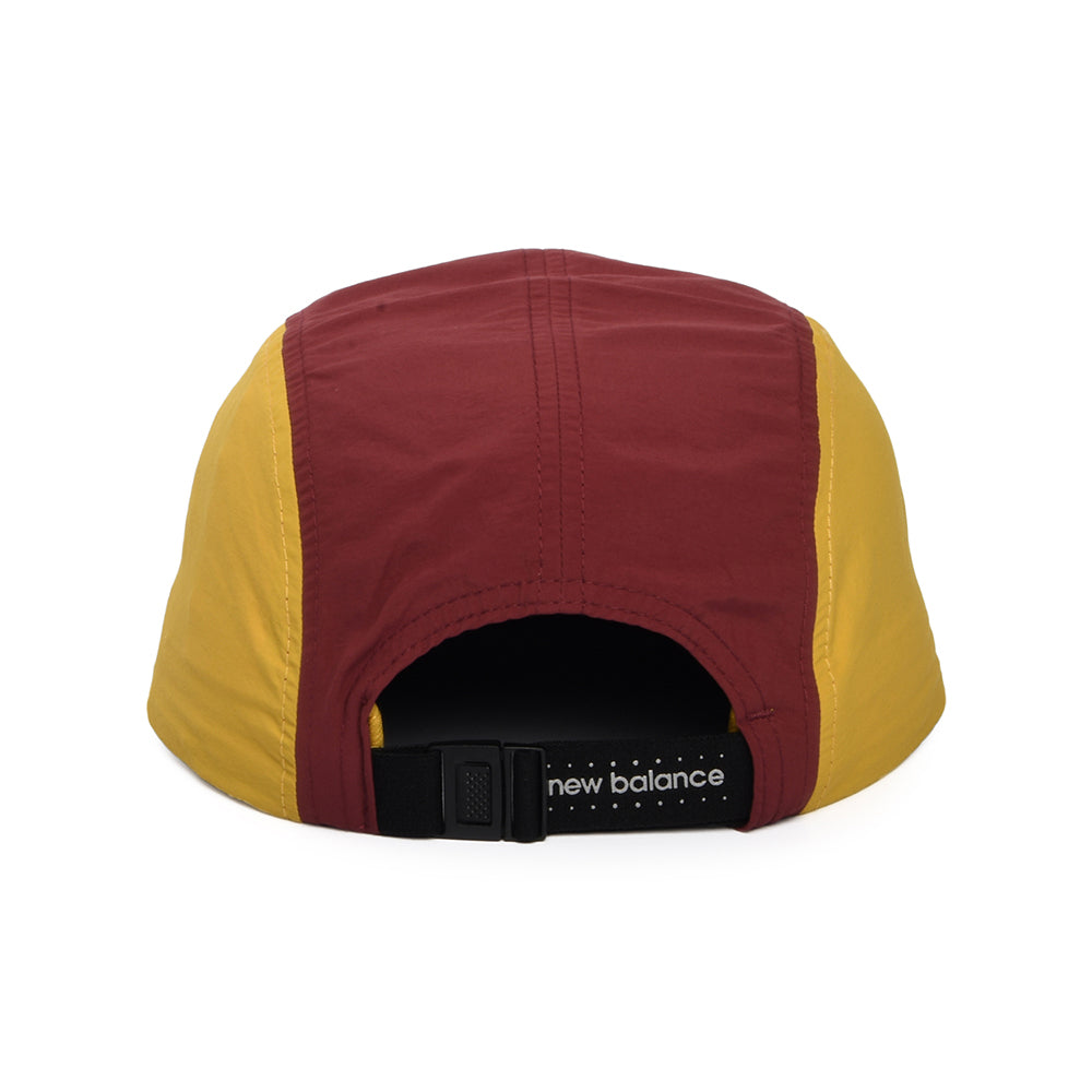 Gorra 5 paneles Everyday reciclado de New Balance - Burdeos-Mostaza