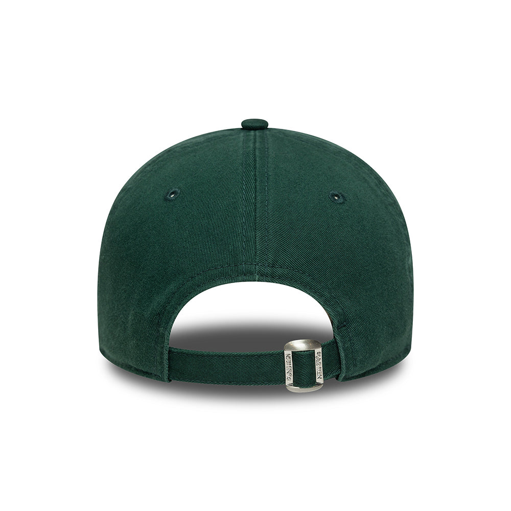 Gorra de béisbol 9TWENTY - MLB Mini Washed Oakland Athletics de New Era - Verde Oscuro-Blanco