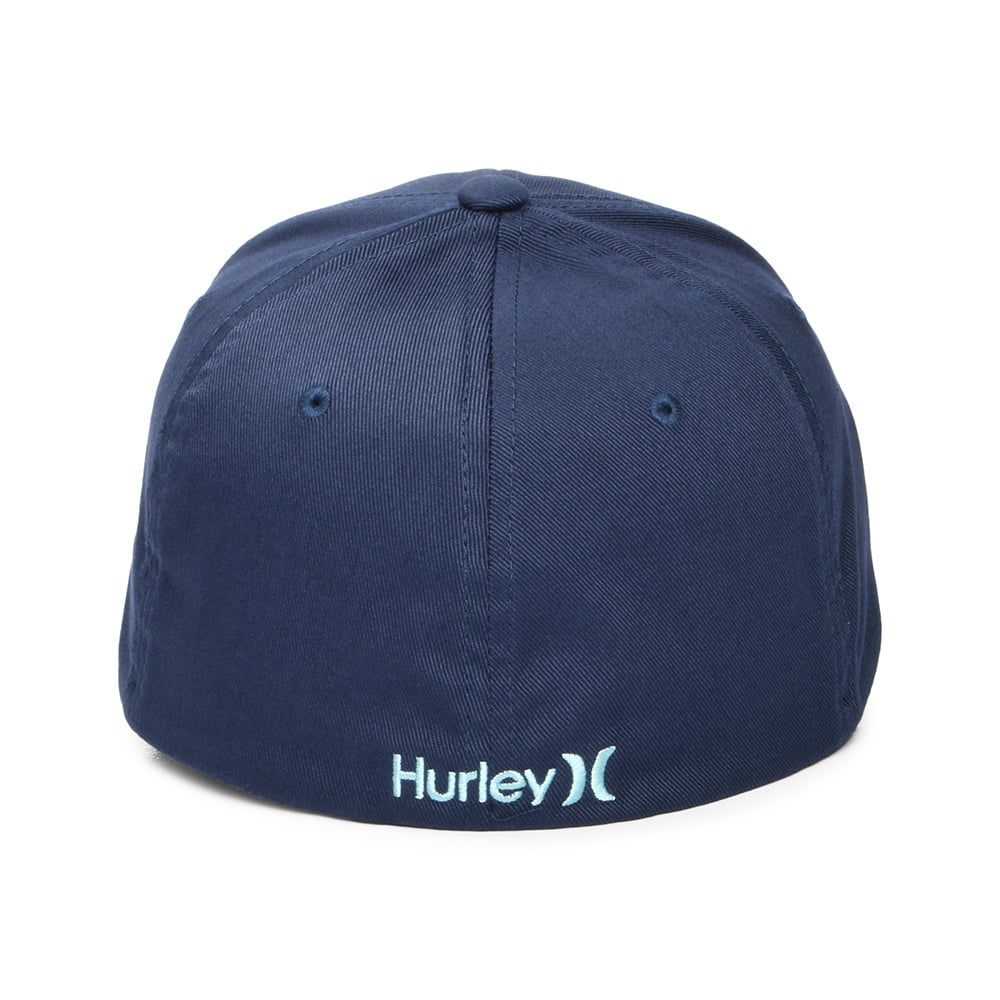 Gorra de béisbol One & Only Flexfit de Hurley - Azul Marino-Aguamarina