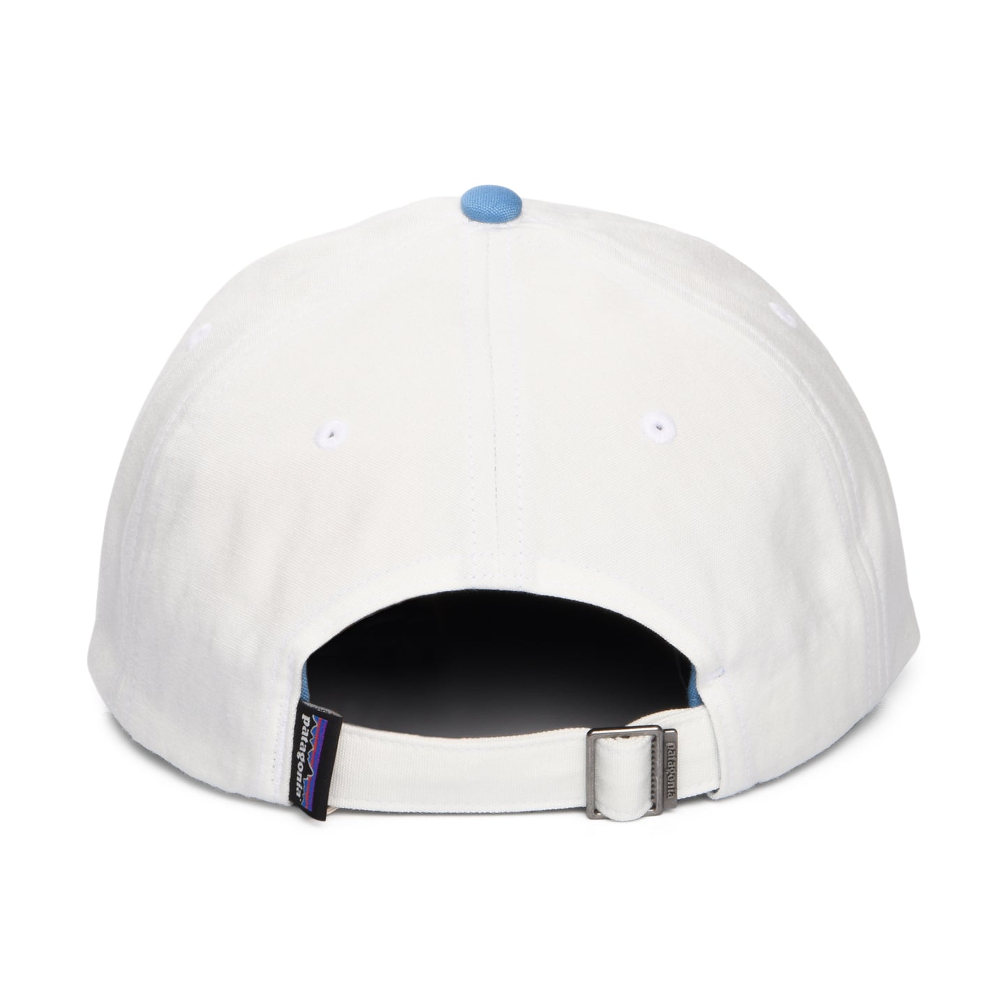 Gorra de béisbol P-6 Label de algodón orgánico de Patagonia - Blanco-Océano
