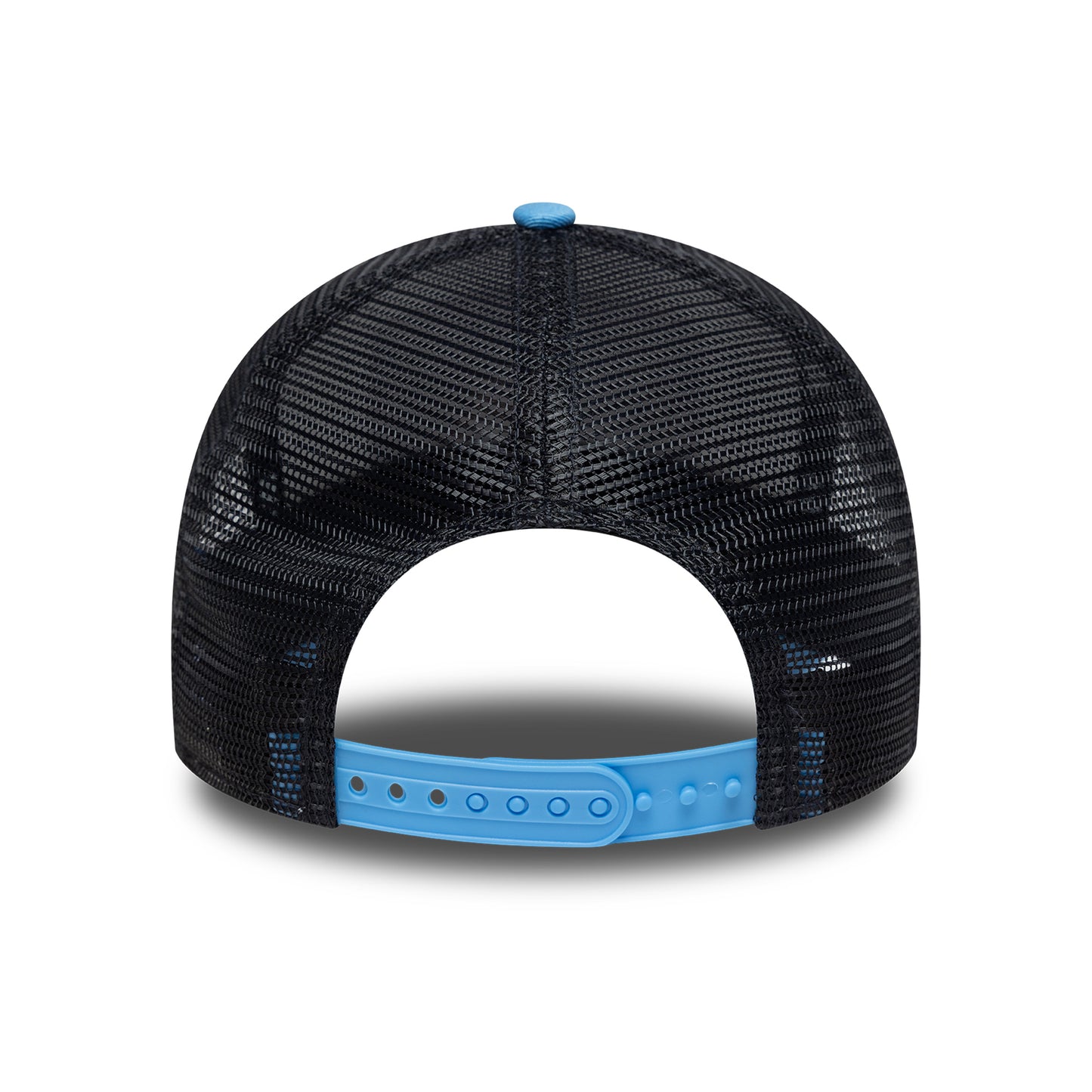 Gorra de camionero A-Frame Location Patch Mykonos de New Era - Azul Cielo-Azul Marino