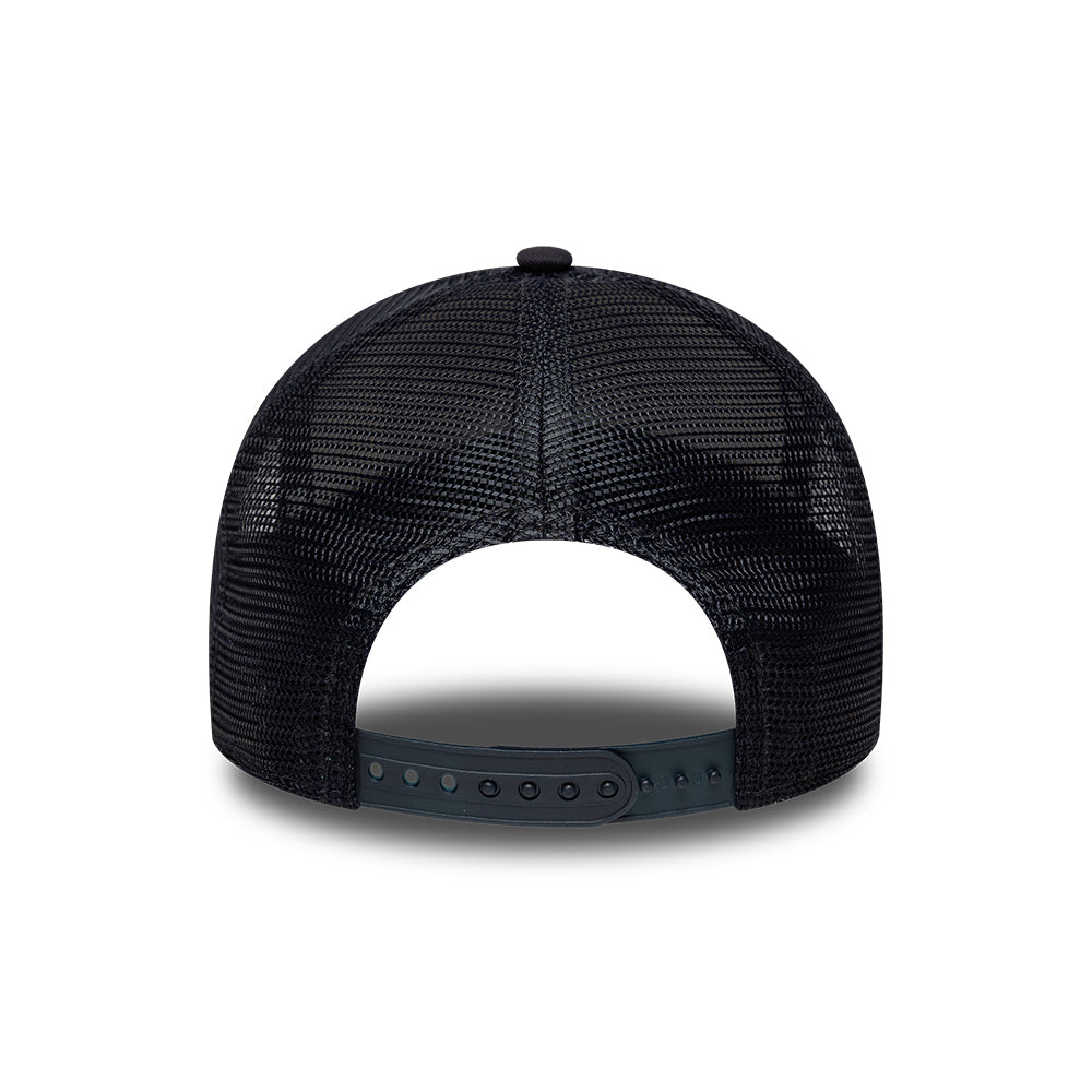 Gorra de camionero 9FORTY A-Frame License Plate California de New Era - Piedra-Azul Marino