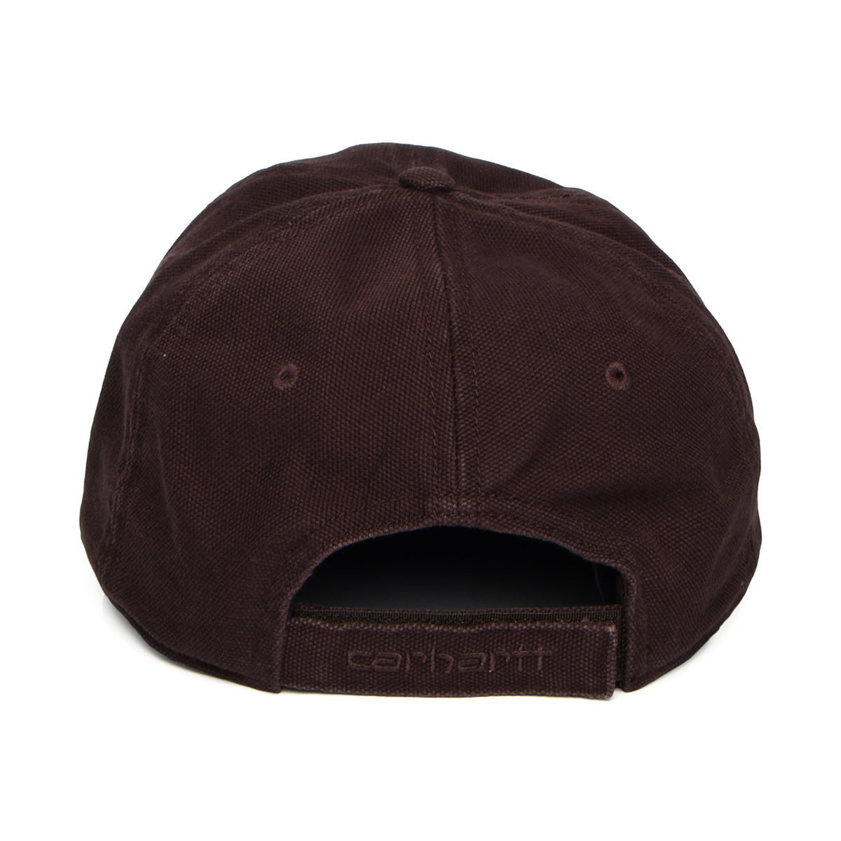 Gorra de béisbol Selby efecto lavado de lona de algodón de Carhartt WIP - Marrón Castaño