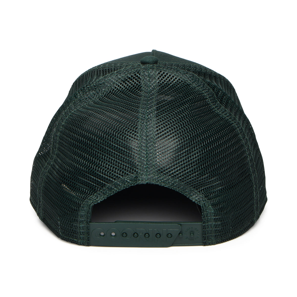 Gorra de camionero Homie Pigeon de Goorin - Verde Oscuro