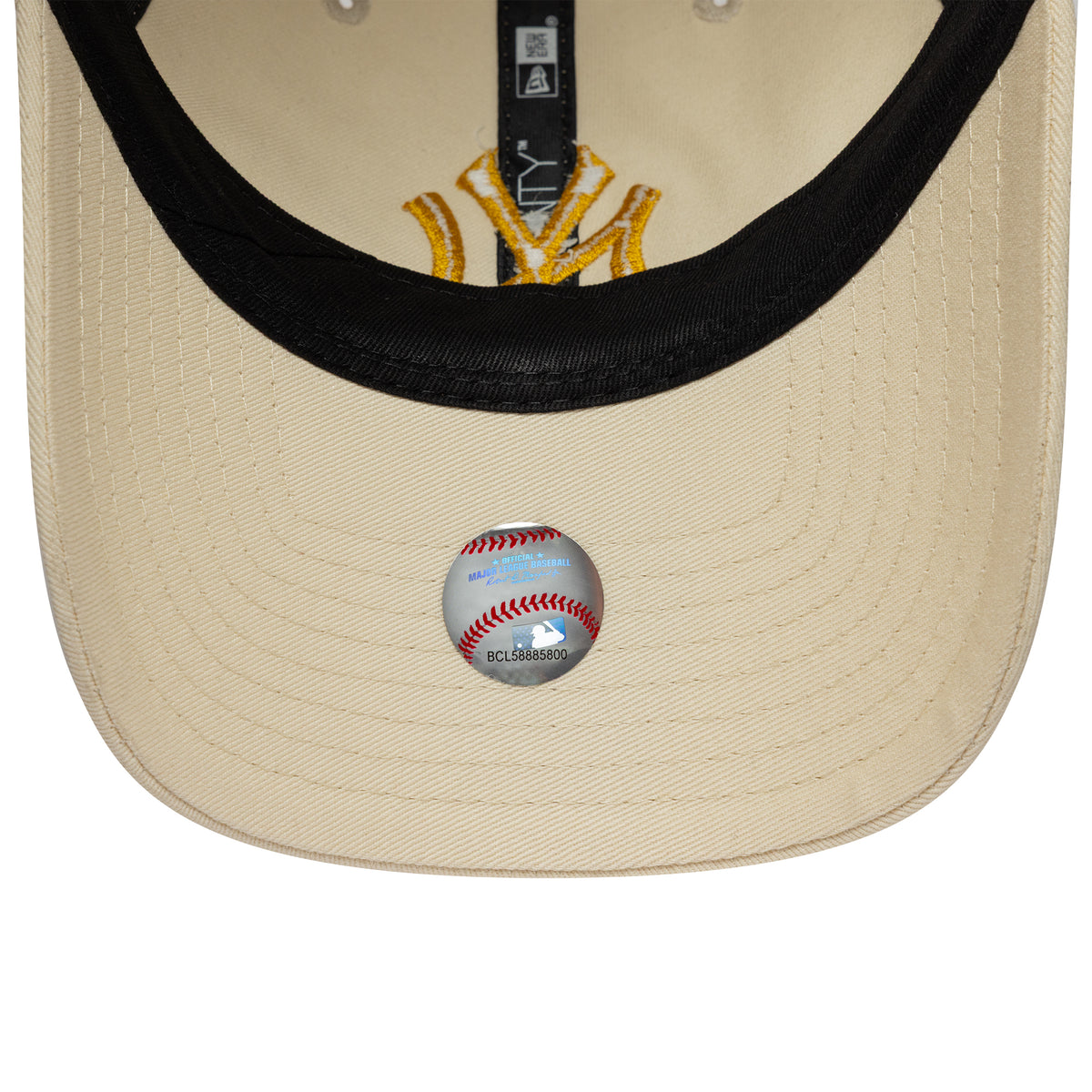 Gorra de béisbol 9TWENTY MLB League Essential New York Yankees de New Era - Crema-Miel