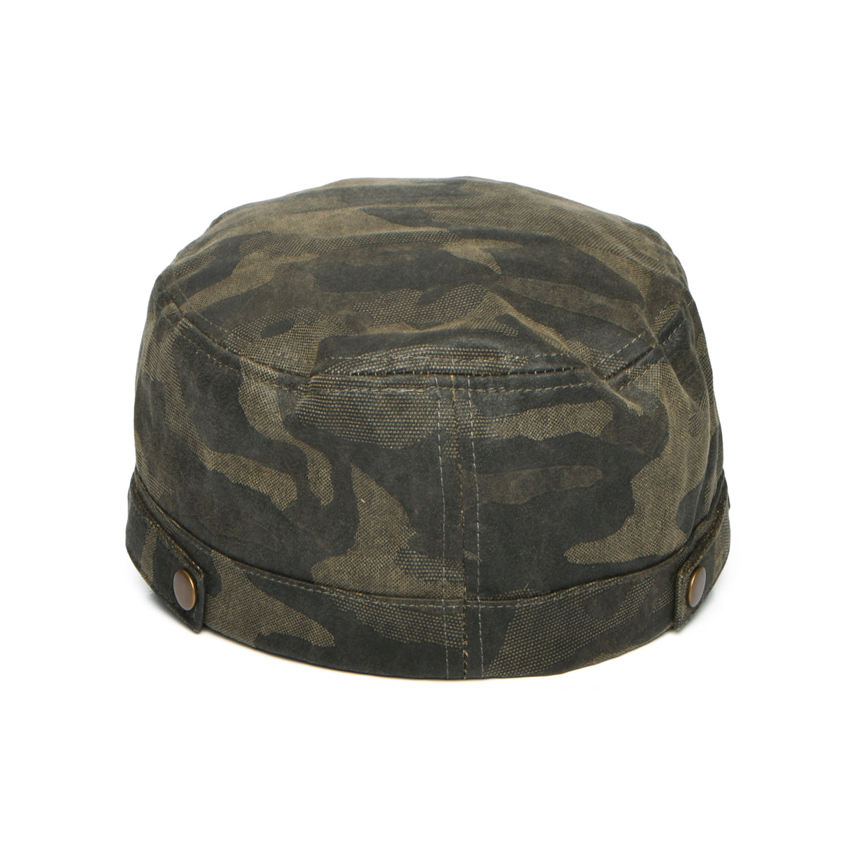 Gorra militar de aspecto avejentado de algodón de Dorfman Pacific - Camuflaje