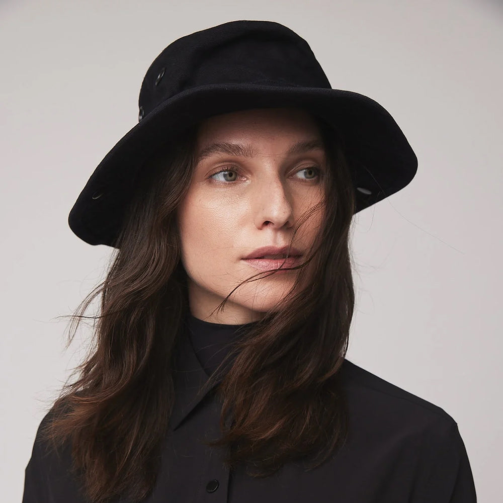 Sombrero de Sol T3 Wanderer plegable de Tilley - Negro