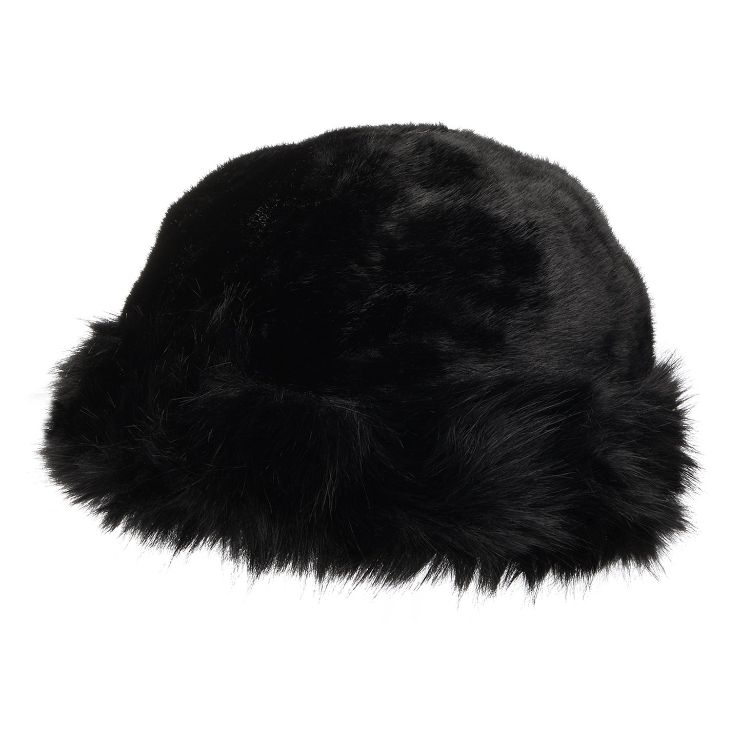 Sombrero Cloche de piel sintética de Whiteley - Negro