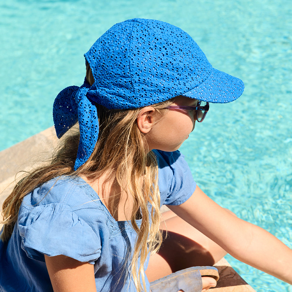 Gorra de Sol Wuppy de algodón de Barts - Azul Real