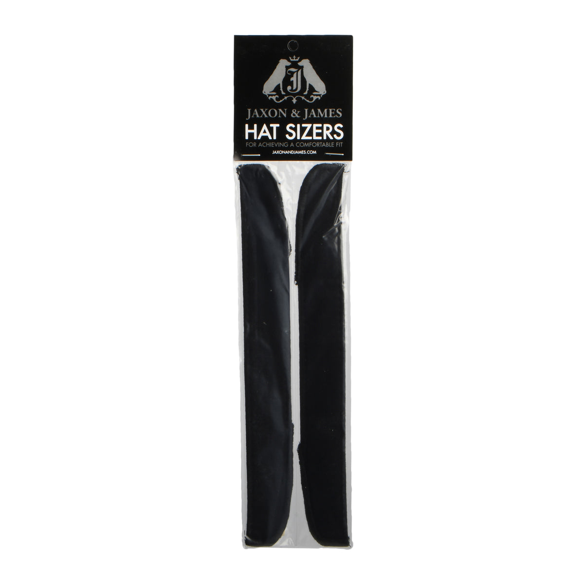 Cinta interior Ajustador de talla para sombrero de algodón de Jaxon & James - Negro