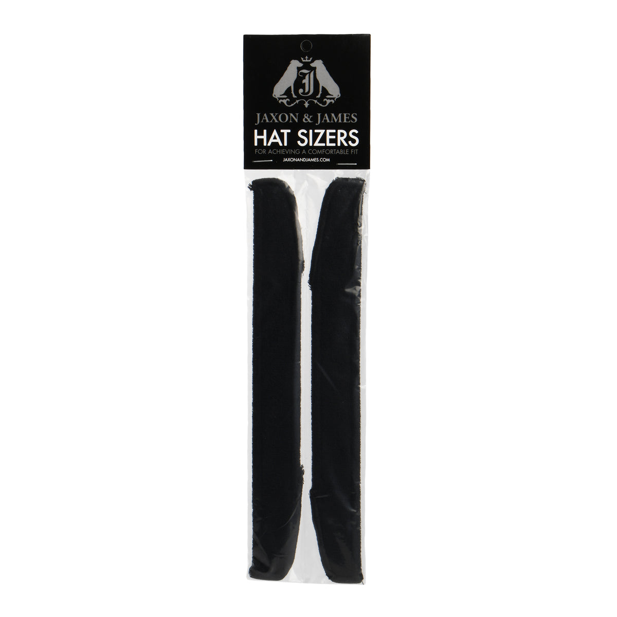 Cinta interior de felpa Ajustador de talla para sombrero de Jaxon & James - Negro