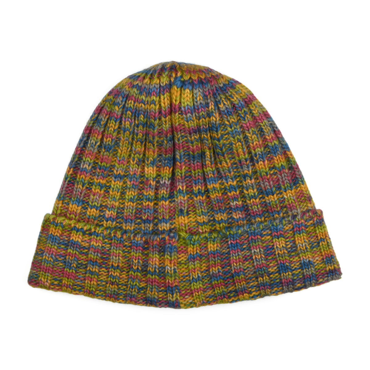 Gorro Beanie Confetti con vuelta de canalé de Kusan - Multicolor