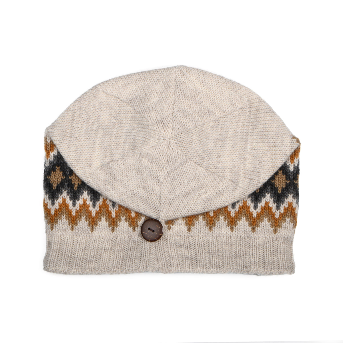 Gorro Beanie Button Down Diamond de Kusan - Avena-Multi