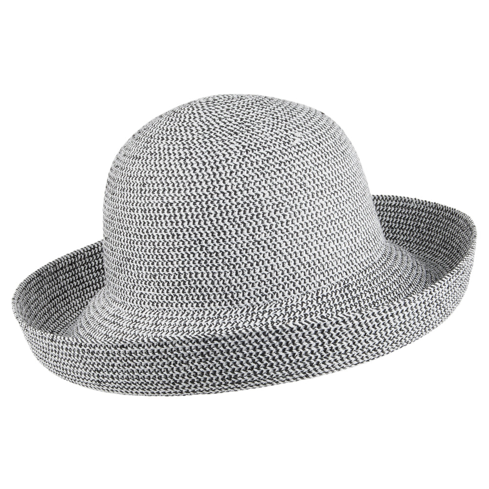 Sombrero playero Classic Roll Up de Betmar - Mezcla de Negro