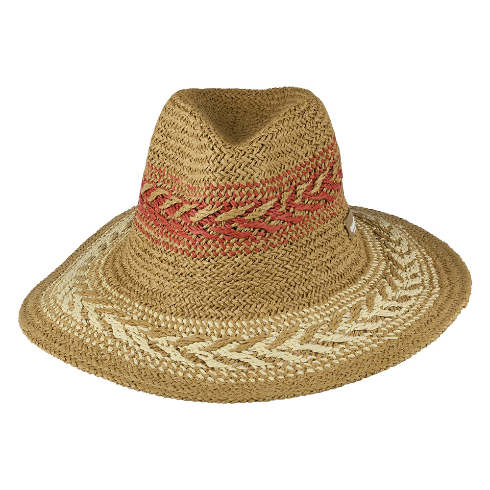 Sombrero Fedora Caledona de verano de Barts - Marrón Claro-Multi
