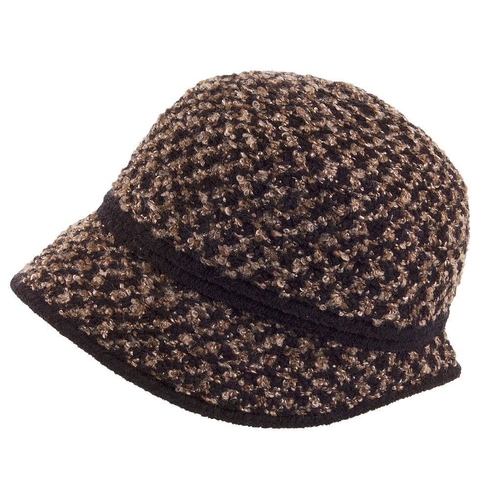 Sombrero Cloche mujeres Willow de Betmar - Negro-Multi