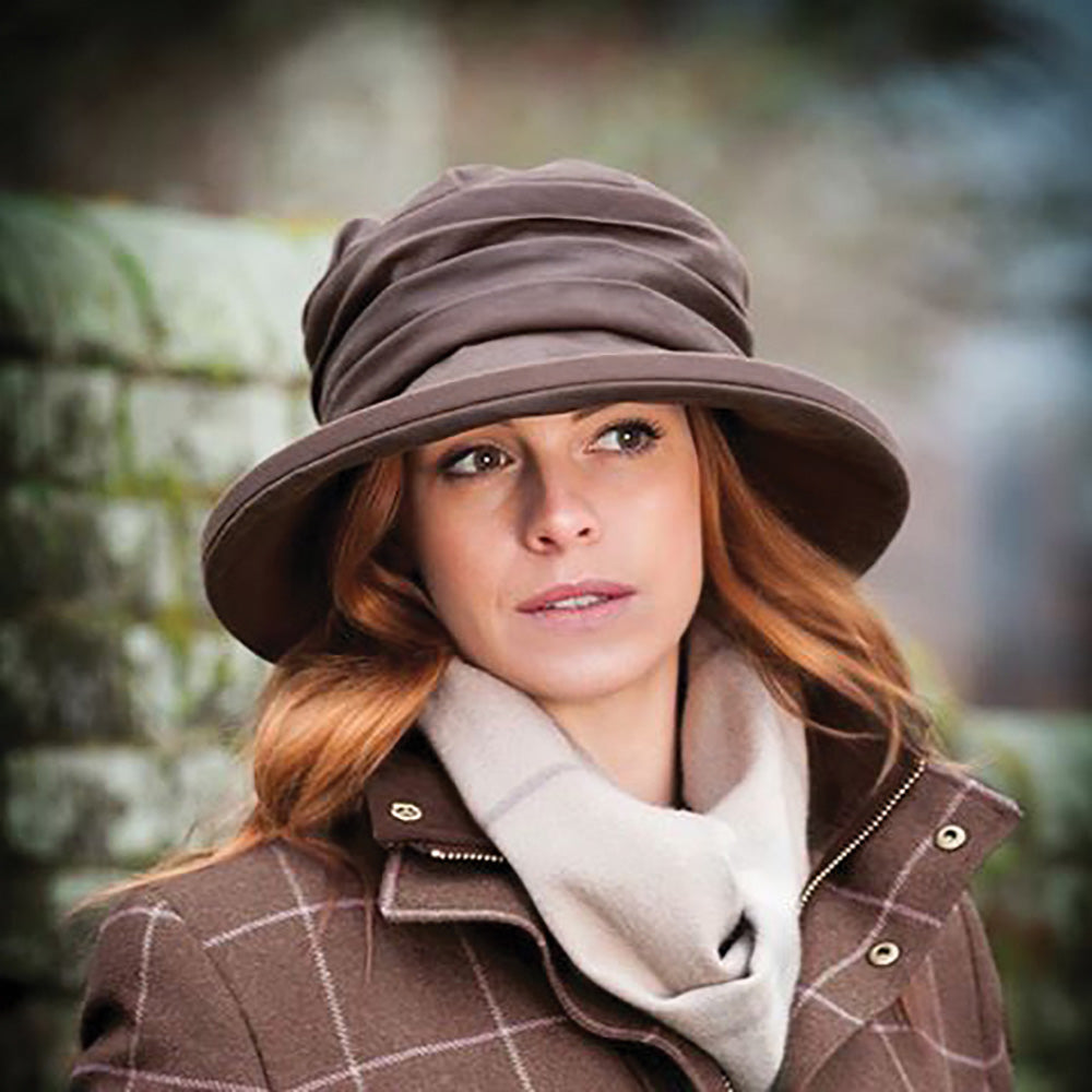Sombrero de pescador mujeres Annabel Impermeable de Olney - Marrón