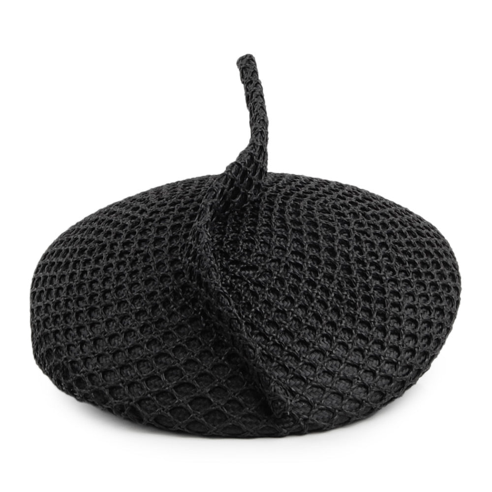 Sombrero Pillbox Wednesday con malla decorativa de Whiteley - Negro
