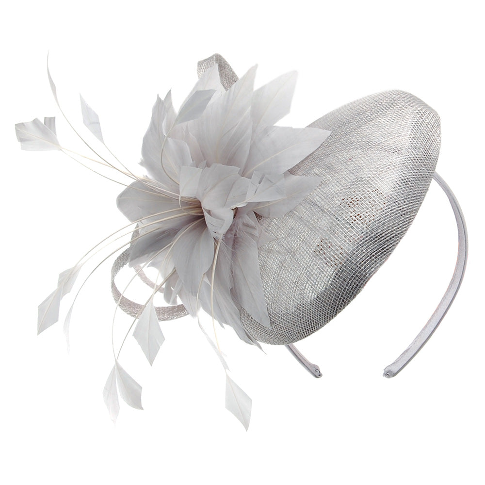 Tocado Mandy de Jane Anne Designs - Marfil-Plata