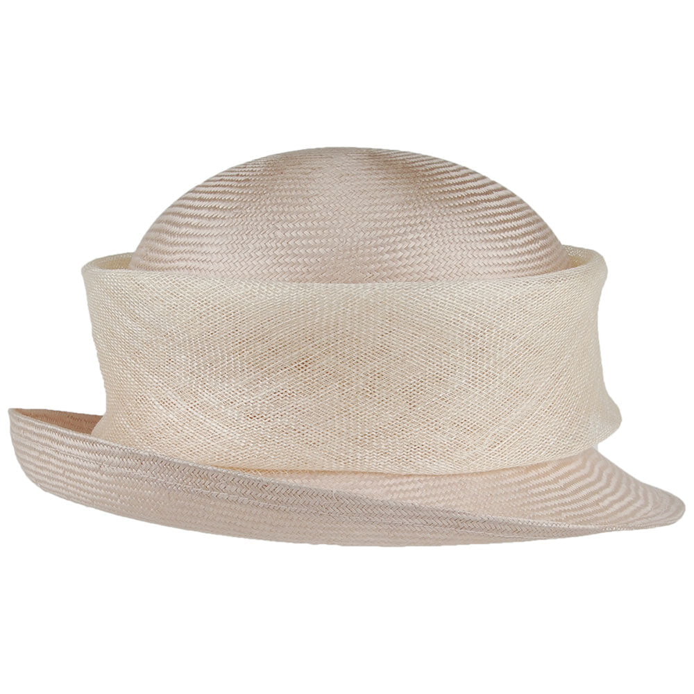 Sombrero Cloche Molly de paja de Whiteley - Avena