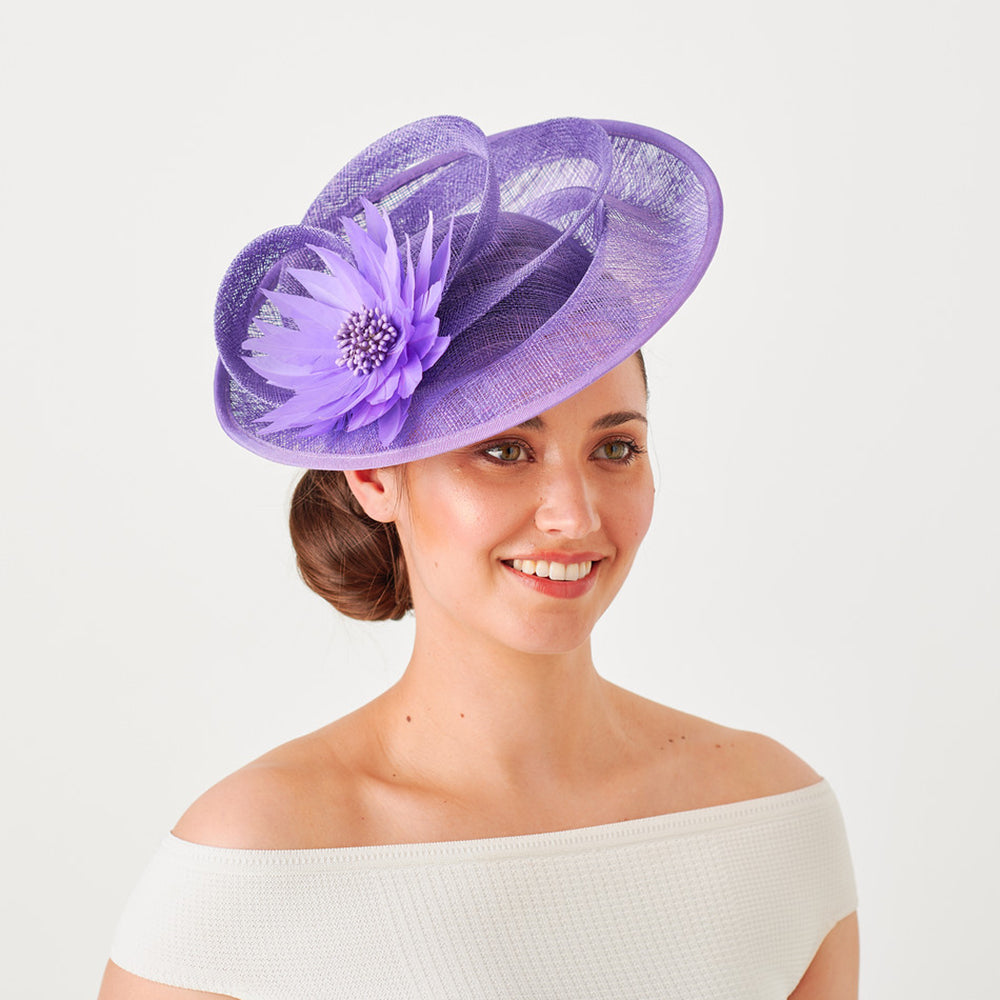 Tocado de disco Fleur de Failsworth - Violeta